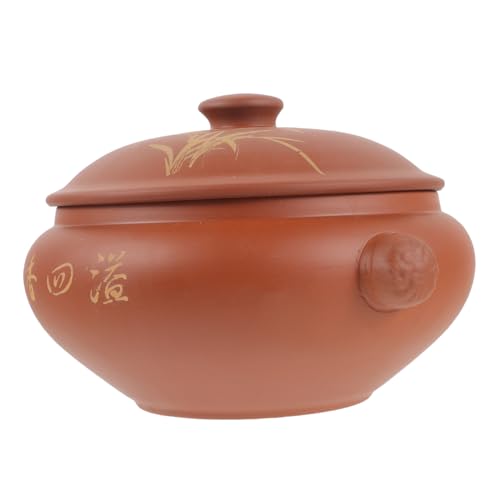 Ciieeo Cacerola de Cerámica para Cocción al Vapor Olla de Estofado para Carnes para Restaurantes
