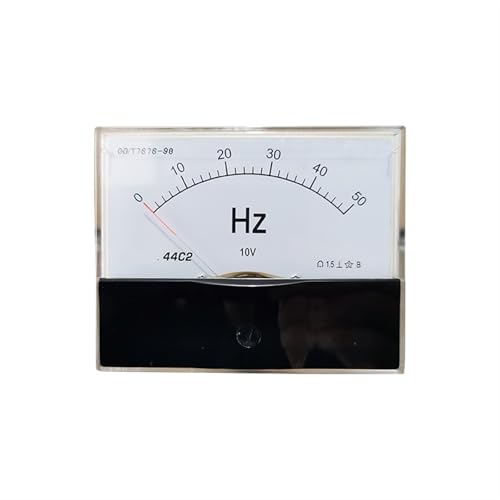 Fréquencemètre stabilisateur 0-50 Hz contre variations tension voltmètre 10V
