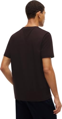 Tommy Hilfiger Herren-T-Shirt ESS Seasonal Reg Fit Solid Tee Mw0mw39995 S/S, Chocolate, XXL – Ansicht 2