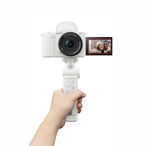 Image of Sony GP-VPT3 Multi Functional Shooting Grip /Bluetooth Grip | Travel Friendly | Detachable Wireless Remote Controller - White