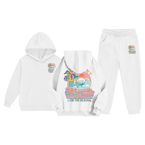 Sweat à capuche thermique et pantalon de jogging enfant, ensemble 2 pièces isolé