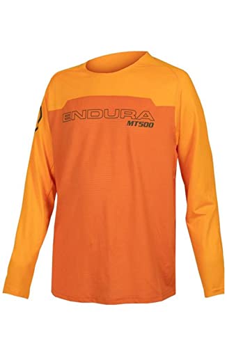 Endura Kids MTB-Jersey Langarm MT500 Burner Orange Gr. L (11-12)