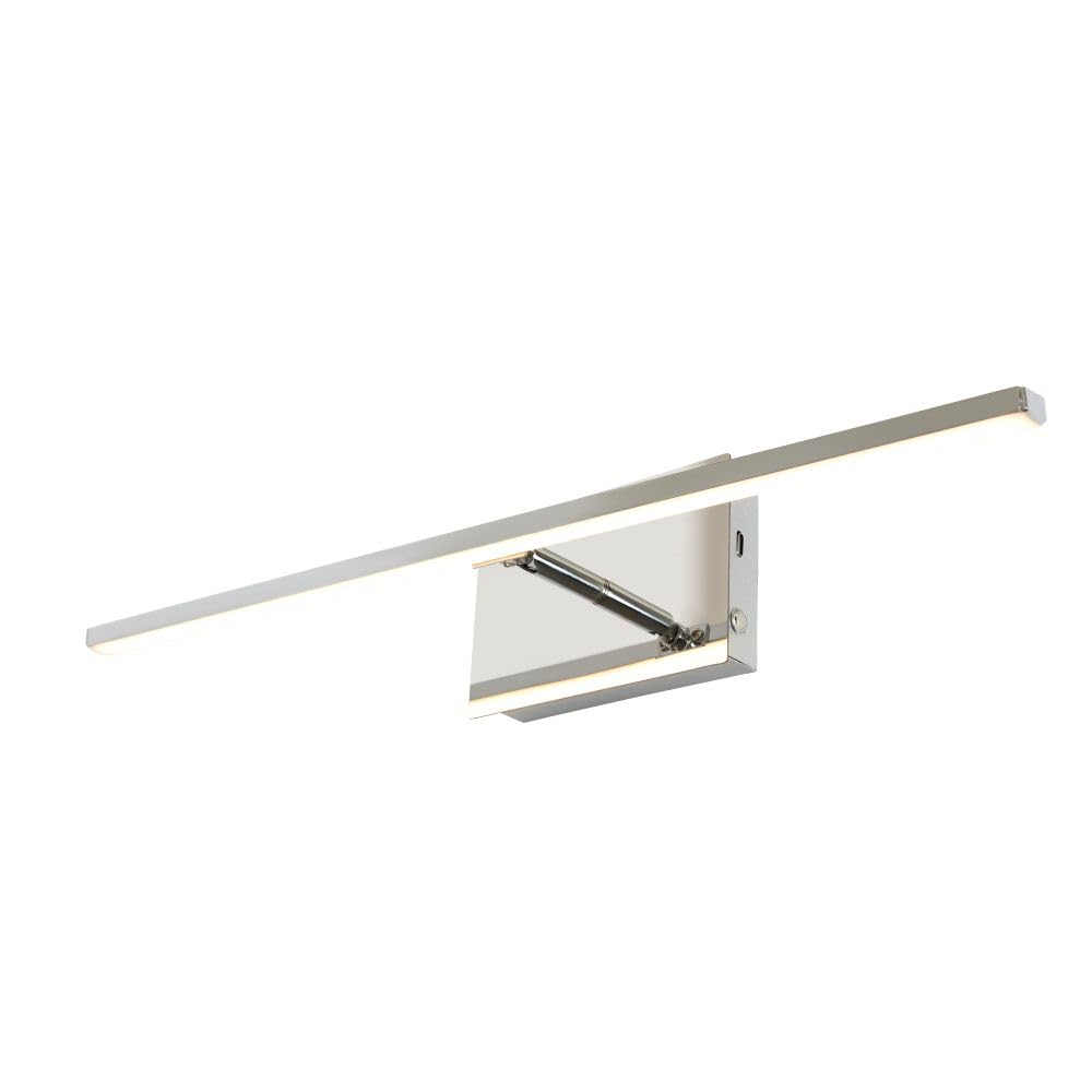 LITECRAFT Pablo Chrome Touch Sensitive Rechargeable Picture Wall Light 2 Watt LED