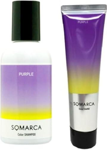 ソマルカ カラーシャンプー 150ml＋カラーチャージ 130g 【パープル】セットのサムネイル
