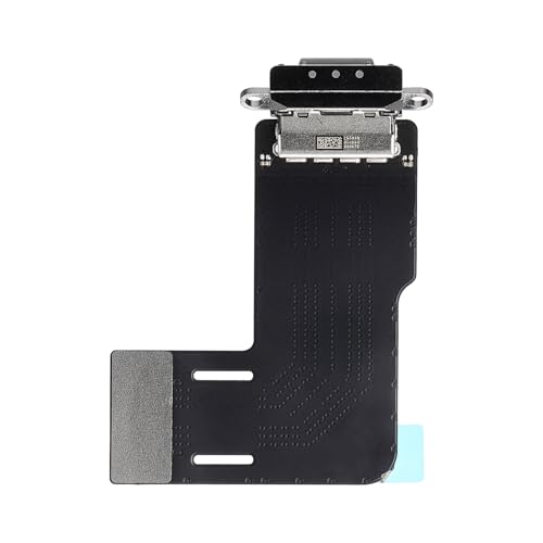 Image of Charging Port Replacement for iPad Air 2024 11-inch Charge Dock Connector Flex Cable Assembly for iPad Air 2024 M2 Charger Board Replacement Fit for Model: A2903 A2904 A2902 (Black)