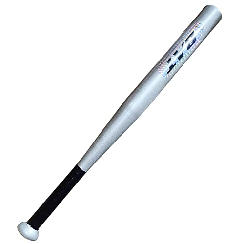 Gadgetking - Baseball Bat Heavy Super Quality Aluminium Racket Softball For Youth Adult Silver Strong Kids Senior Stick Pole Rounders Sports Training