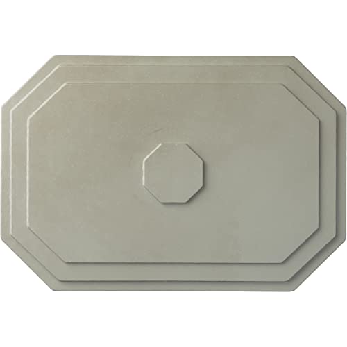 Image of Ekena Millwork CM25FEFCS - 25 1 /4 inchW x 17 1 /4 inchH x 1 3 /4 inchP Felix Ceiling Medallion - Ceiling Medallion, Flash Copper