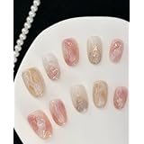 LemiVibe·「夢見桜」ネイルチップ ショート 短め ピンク 100%ハンドメイド 貼るだけネイル つけづめ つけ爪 春 人気 可愛い 韓国 ジェルネイル ネイルシール セルフネイル ネイルステッカー おうちネイル ネイルデザイン セルフネイル ネイルアート