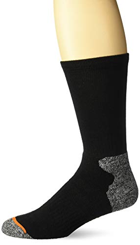 Weatherproof Men's 3 Pack Crew Socks, black, 10-13