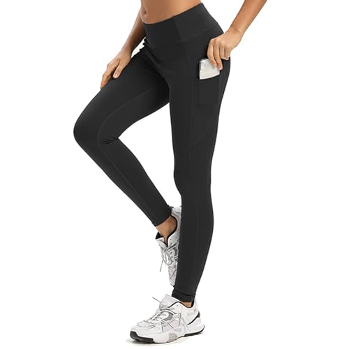 Leggings mujer de bolsillo alto que no se bajan al entrenar