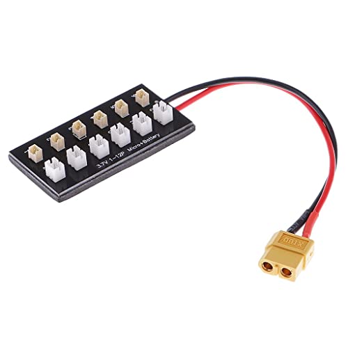 Placa de carga Lipo 1S XT60 para solucionar la carga múltiple de minidrones 4