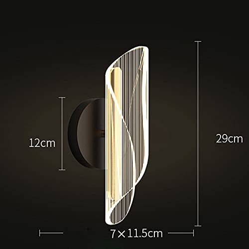 Lámpara de pared decorativa contemporánea con iluminación LED regulable 5