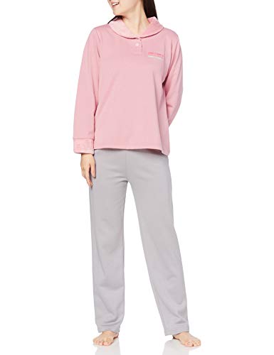 [グンゼ] ルームウェア コムシコムサ 襟付半開 長袖長パンツ