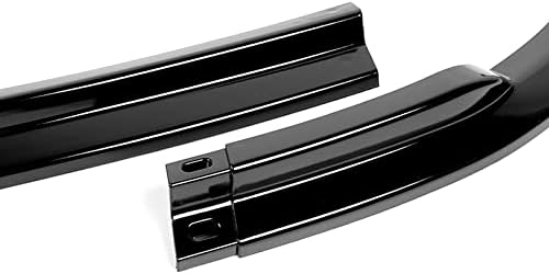 Miniatura 3 de Kit de 3 piezas de parachoques delantero compatible con Subaru Impreza WRX 2008-2010, alerón de protección divisor estilo CS, difusor de aire y