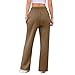 Women Baggy Loose Fit Track Pant with Pockets Wide Leg High Waist Lounge Work Trousers Casual Drawstring Pants