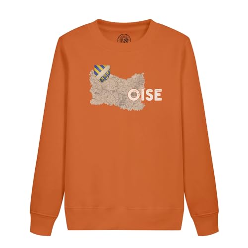 Sweatshirt enfant Oise 60 Beauvais carte de France cadeau original
