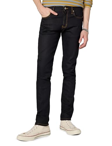 Naked & Famous Denim Men's Super Skinny Guy Jean, Deep Indigo Stretch Selvedge, 29