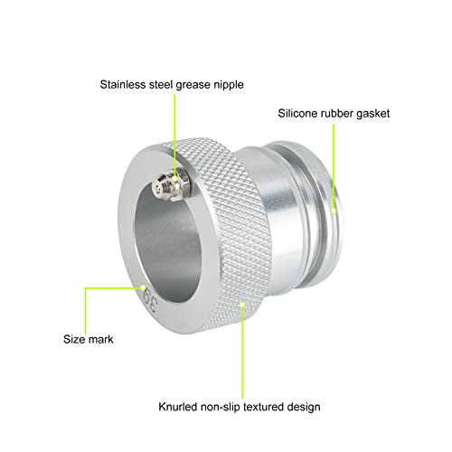 3Mirrors Wheel Bearing Greaser Tools Compatible With Ranger 800 900 Xp1000 And Most Utv Atv Polaris Can-Am Maverick X3 Bearings W/Inner Dimension Of 35Mm+39Mm+40Mm+ 44Mm, 4 Pcs Upgrade #TOP4