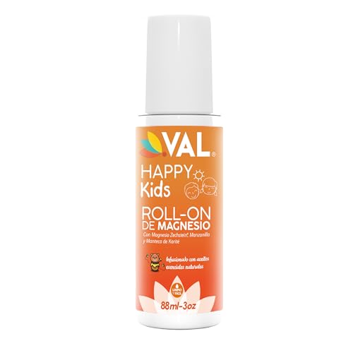 VAL Magnesium Roll-On for Kids | Gentle Zechstein Magnesium Chloride | Relaxation for Daytime & Bedtime | Calm & Mood Support | with Chamomile, Shea Butter & Essential Oils | USA Made | 3oz