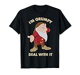 Disney Snow White I'm Grumpy Deal With It Portrait T-Shirt