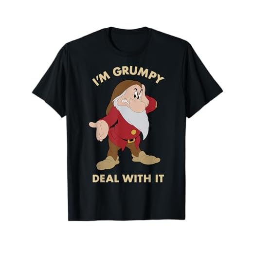 Disney Snow White I'm Grumpy Deal With It Portrait T-Shirt