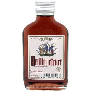 12 Flaschen Artilleriefeuer 40% Vol. a 0,1L Frucht Bitter Likör