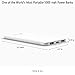 Attom Tech Triple USB Outputs Super Slim Power Bank Ultra Thin, 5000mAh Mini Portable Charger External Phone Battery Pack Small Dual Outlet, Emergency Phone Power Backup (White)