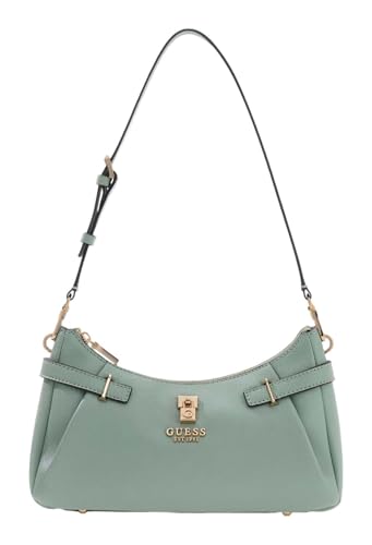 Sac à épaule GUESS Yesba vert menthe : élégance chic au quotidien
