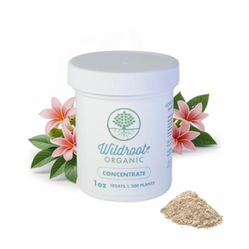 Mycorrhizae 16 Species Inoculant (1 oz) Improves Drought Tolerance + Saves Precious Water + Fertilizer, Root Stimulator Explodes Root Growth [1 oz Treats 1,200 (4 inch) Plants]