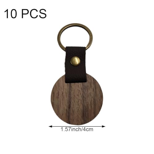 Llavero de madera pequeño para evitar pérdidas organizando llaves con etiquetas personalizadas 4