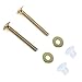 Toilet Screw Set Toilet Seat & Screws Replacement Hardware Convenient Screw Set