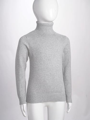 ACSUSS Kids Girls Long Sleeve Turtleneck Woolen Sweater Pull Over Knitted Wear Warm Winter Fall Causal Streetwear3