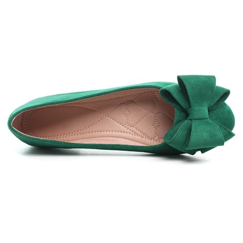 Image of Dear Time Women's Ballet Flats Dress Ballet Shoes Slip on for Office Work Comfortable Shoes