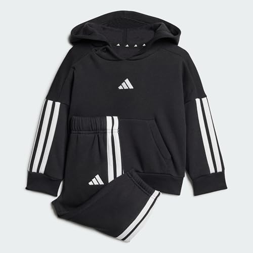Survêtement adidas bébé molletonné avec capuche pour le confort des petits - 4
