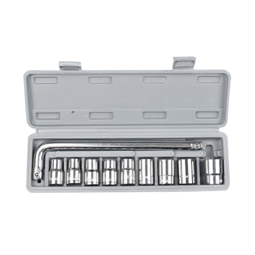 Set de clés 1/2 Walmeck de 8 à 21 mm avec sa boîte de stockage pour réparation automobile