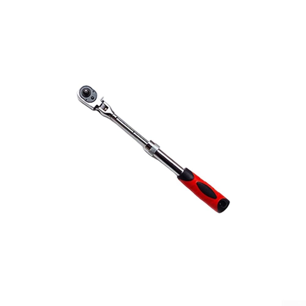 Llave de trinquete retráctil de 72 dientes de cambio rápido para tareas automotrices, construcción de acero resistente de 1/4 3/8 1/2 pulgadas (3 piezas)