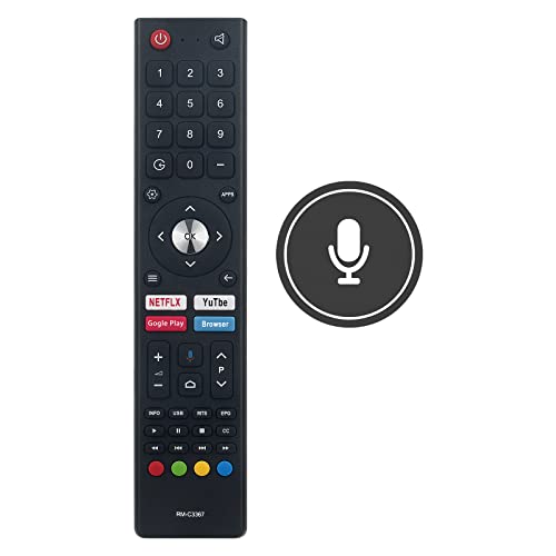 Télécommande Android TV JVC connectée 4K UHD avec contrôle vocal intelligent