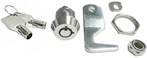 CUTE 4 U Tool Box, 5/8" Tubular Cam Lock 90 Degree,Hook cam; Replacement Lock, KA for Homak