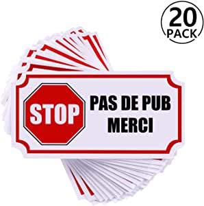 Rymall Adesivi Stop pub, non di pubblicità