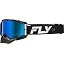Black/Black W/ Sky Blue Mirror/Blue Lens