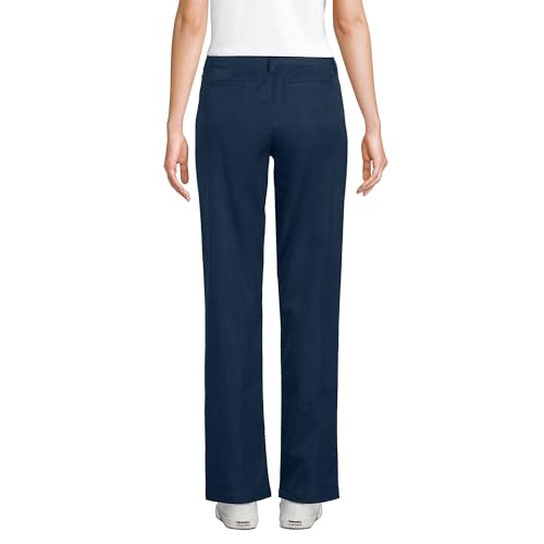 Lands' End Women's Active Performance Chino Pants 12 Classic Navy2