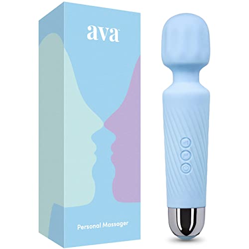 Vibrator Wand Sex Toys [Clit Stimulator Vibrators] Vibrator For Her | Sex Toy | Personal Wand Massager | 20 Patterns & 8 Speeds Of Pleasure | Quiet & Small | Female Adult Toys (Blue) #TOP11