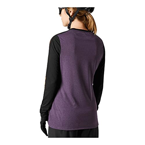 Camisa Fox Feminina Ranger Drirelease Ls Preto Roxo M