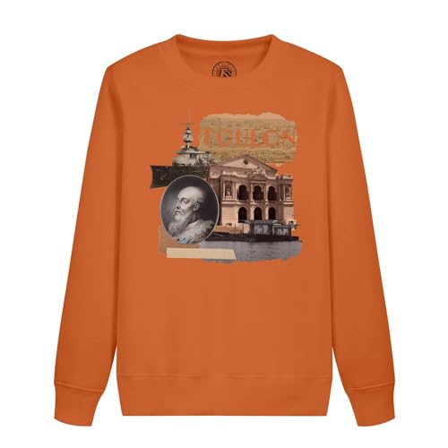 Sweatshirt enfant Toulon collage France en coton confortable pour junior