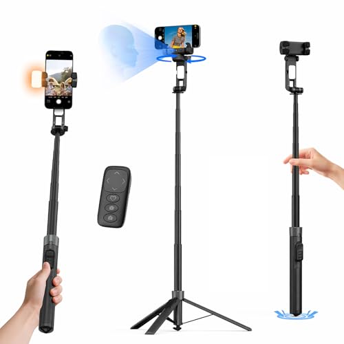 Trépied suivi automatique du visage pour vlog et vidéo de créateur sur iPhone