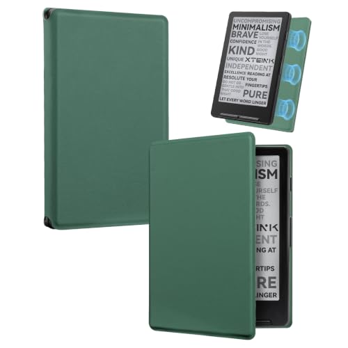 Image of CoBak Magnetic Case for XTEINK X4, Ultra-Lightweight Protective Cover for Xteink X4 E-Reader, Secure Magnetic Attachment(Dark Green)