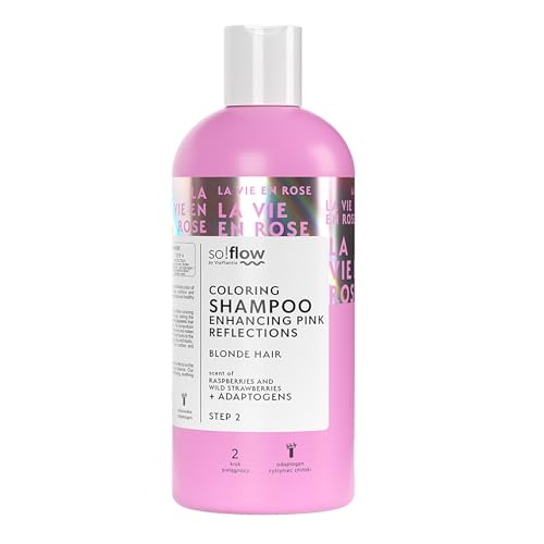 Shampoo Tonificante Cálido Para Tonos Rojos Y Cobrizos, Realza El Color Y Nutre El Cabello Rubio, Dejando Un Brillo Juvenil Y Saludable Con Fragancia A Frambuesas Y Fresas Silvestres
