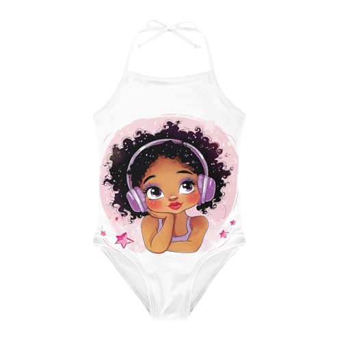 Cumagical Girls One Piece Swimwear UPF 50+ Sun Protection Quick Dry Fabric for Pool Beach Activities