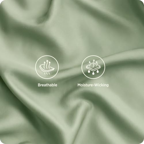 Image of Bedsure PureWoven 100% Rayon Derived from Bamboo, Twin Bed Sheets, 3 Pieces