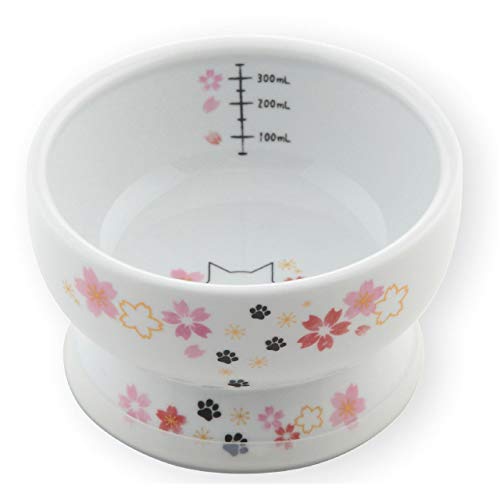 Necoichi Raised Stress Free Cat Water Bowl (2021 Sakura Limited Edition, Regular) Necoichi Raised Stress Free Cat Water Bowl (2021 Sakura Limited Edition, Regular)